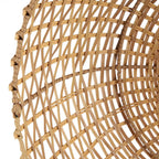 Grande Suspension Cloche en Rotin Naturel Ø60cm