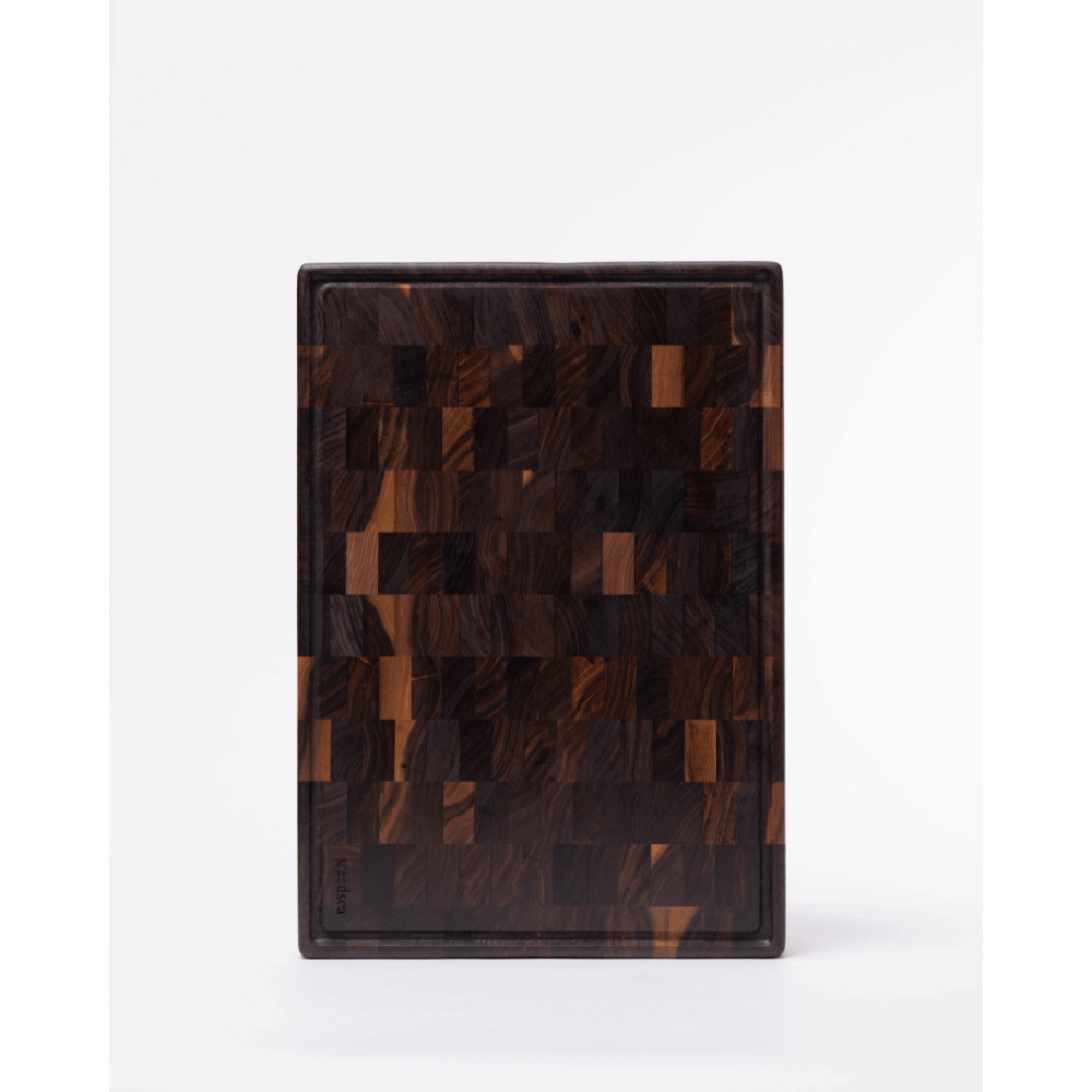 Planche à Découper Noyer Massif Bois de Bout – Woodstone