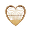 Étagère Murale Rotin Forme Cœur – Heart