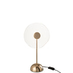 Lampe de Table LED Motif Fleur Dorée Petit Modèle Ø23,5 cm