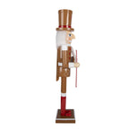 Sculpture Casse-Noisette Noël Bois Marron 60 cm