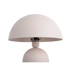 Lampe de Table Champignon Fer Texturé Beige BOAZ Grande Ø31 cm
