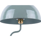 Lampe à Poser LOLA Pied Torsadé Fer Émaillé Bleu Ø31×54 cm
