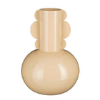Vase BOYD Sculptural en Fer Beige – H36 cm