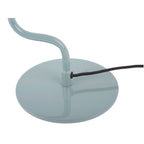 Lampe à Poser LOLA Pied Torsadé Fer Émaillé Bleu Ø31×54 cm