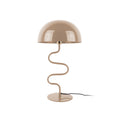 Lampe à Poser LOLA Pied Torsadé Fer Émaillé Marron Ø31×54 cm