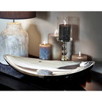 Bol Décoratif Halifax – Acier Inoxydable Poli (40cm)