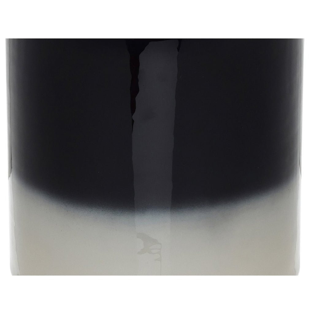 Tabouret BORRAR Fer Dégradé Noir Gris Ø35×45 cm
