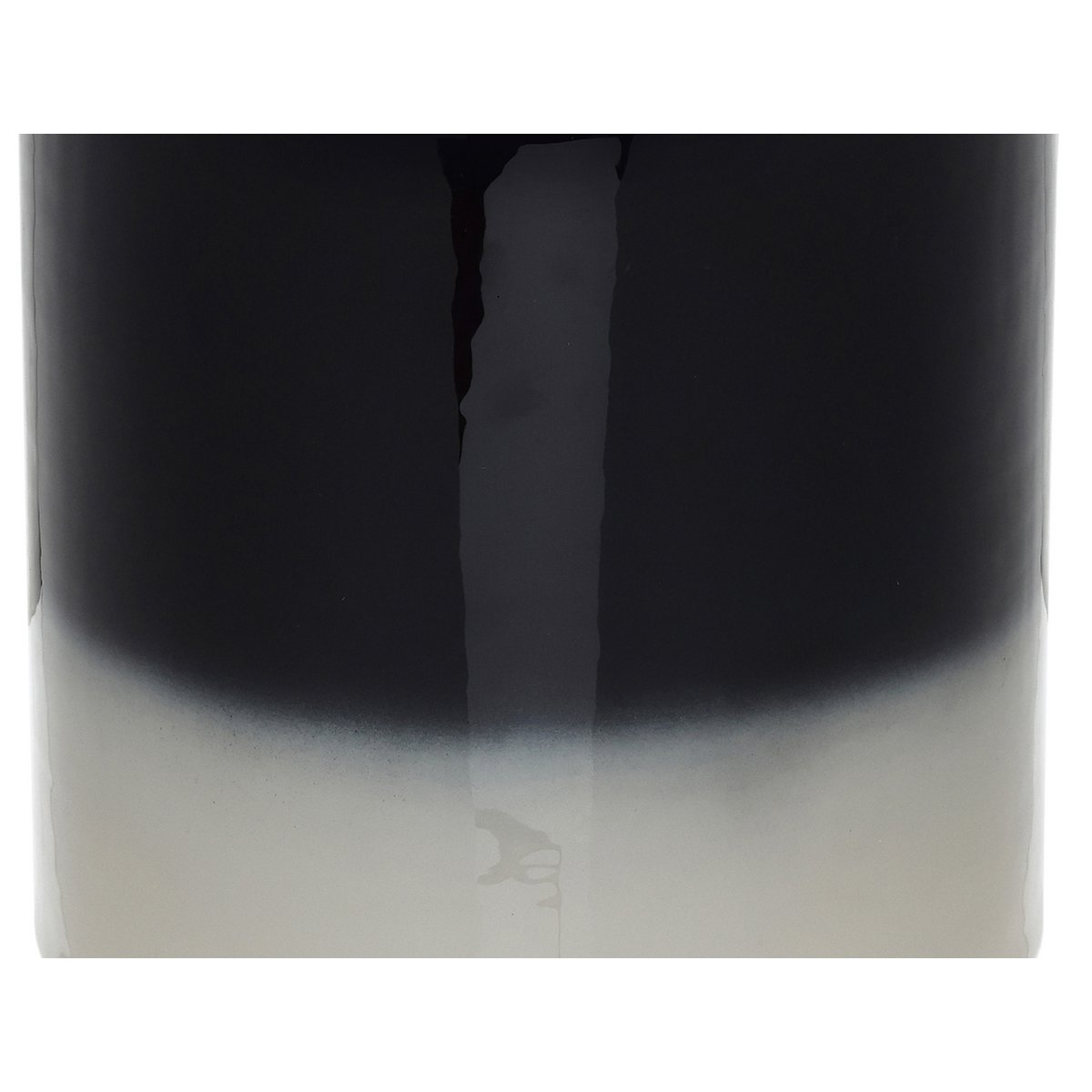 Tabouret BORRAR Fer Dégradé Noir Gris Ø35×45 cm