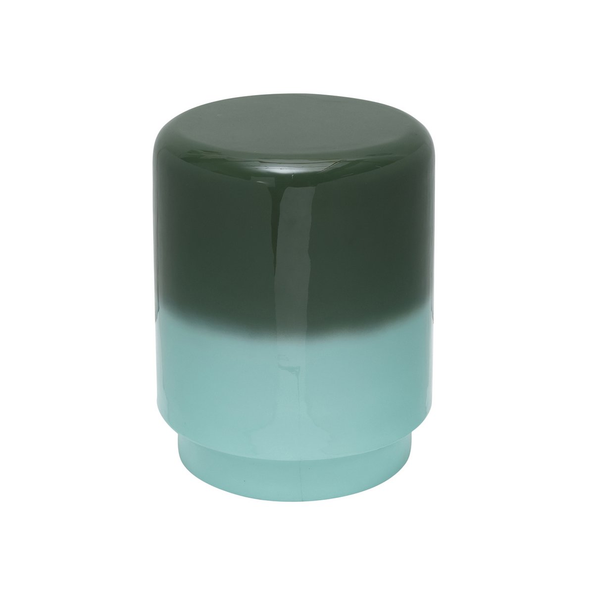 Tabouret BORRAR Fer Dégradé Gris Ø35×45 cm