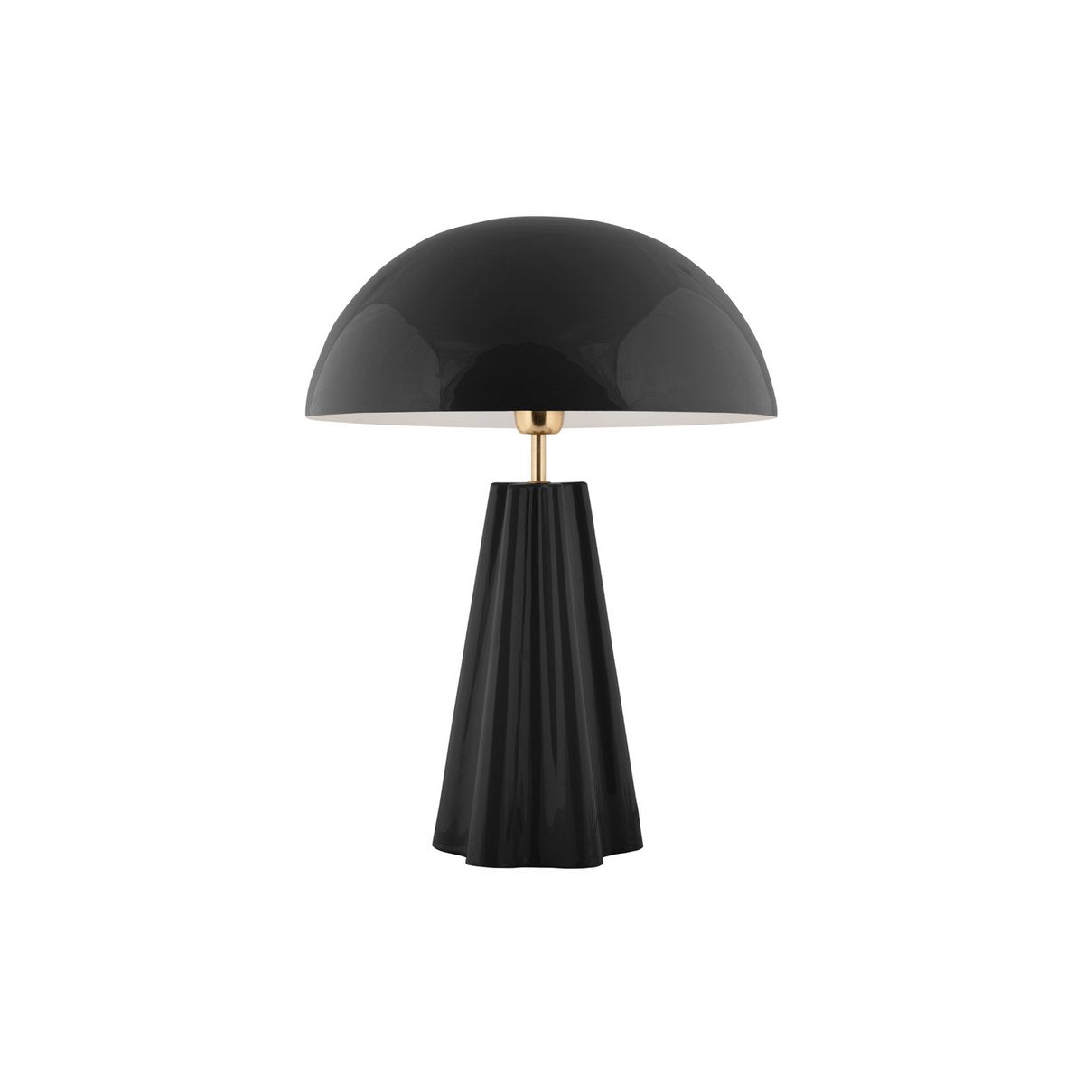 Lampe de Table Grand Format Fer Noir Amplio XL Ø40 cm