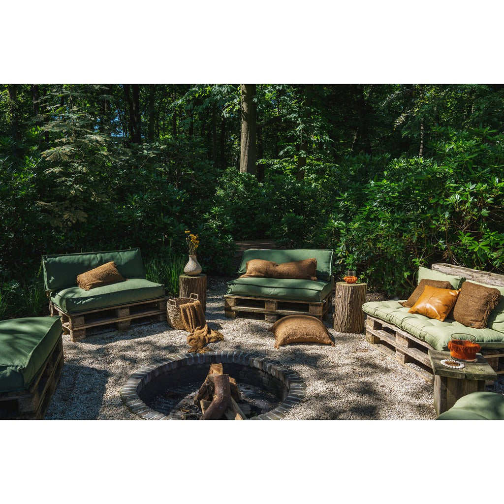 Housse de Coussin MIEL Cuir Camel 40×40 cm
