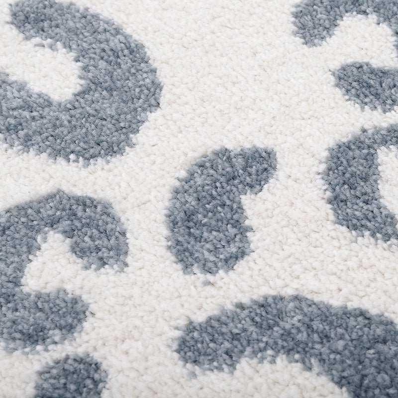 Tapis Velours Effet Peau de Bête Silver Blue 100×150 cm – Bao