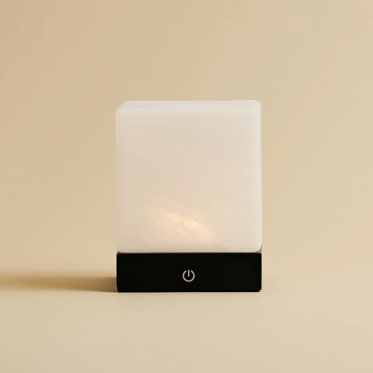 Lampe à Poser HÉVÉA Bois Noir Sans Fil Rechargeable Ø12×15 cm