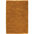 Tapis rectangulaire taille moyenne en jute naturel tressé couleur jaune moutarde Elios.
