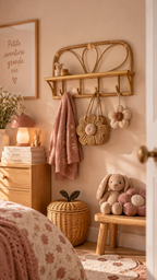 Étagère Murale Tendance en Rotin Naturel – Fenne