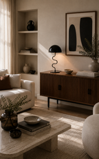 Lampe à Poser LOLA Pied Torsadé Fer Émaillé Noir Ø31×54 cm