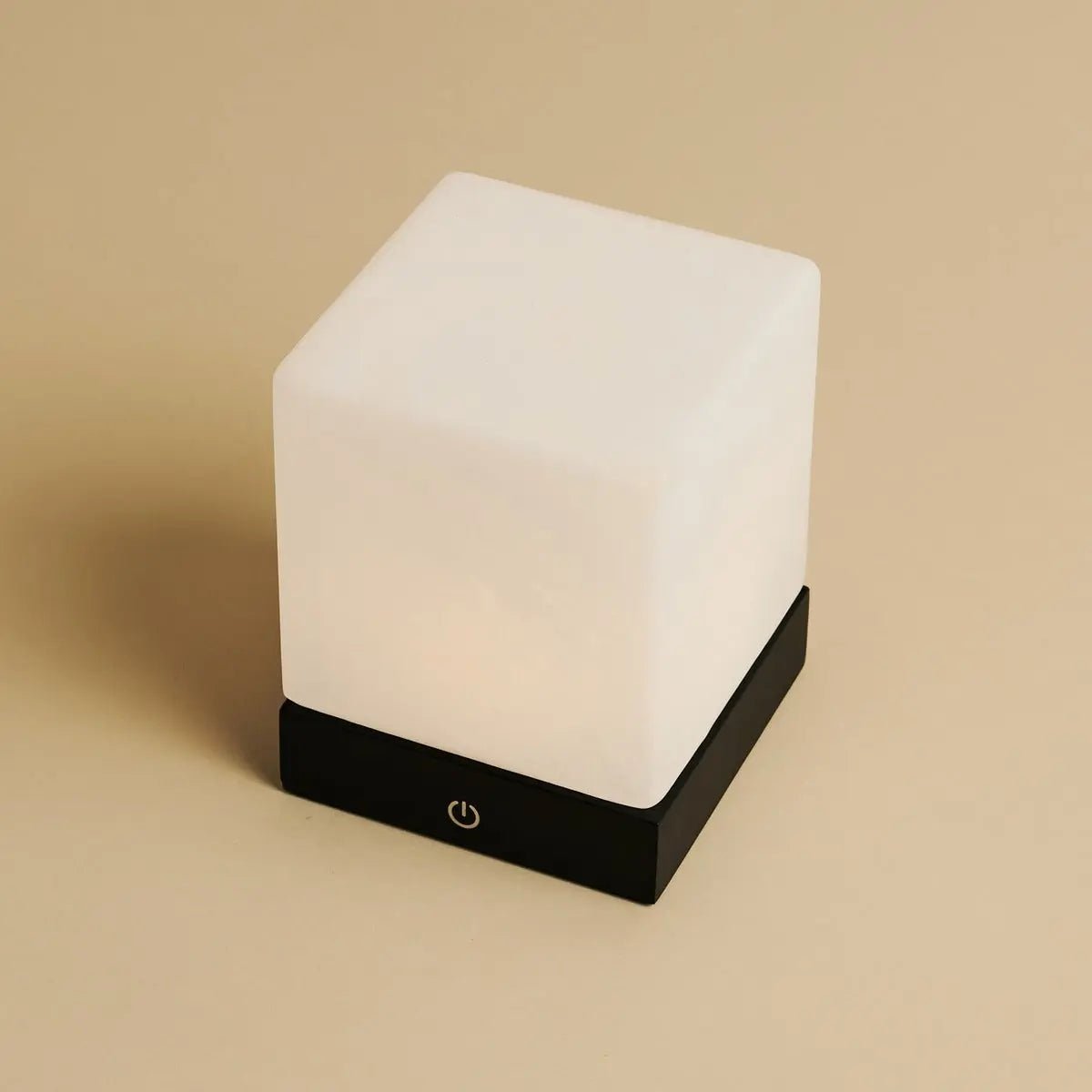Lampe à Poser HÉVÉA Bois Noir Sans Fil Rechargeable Ø12×15 cm