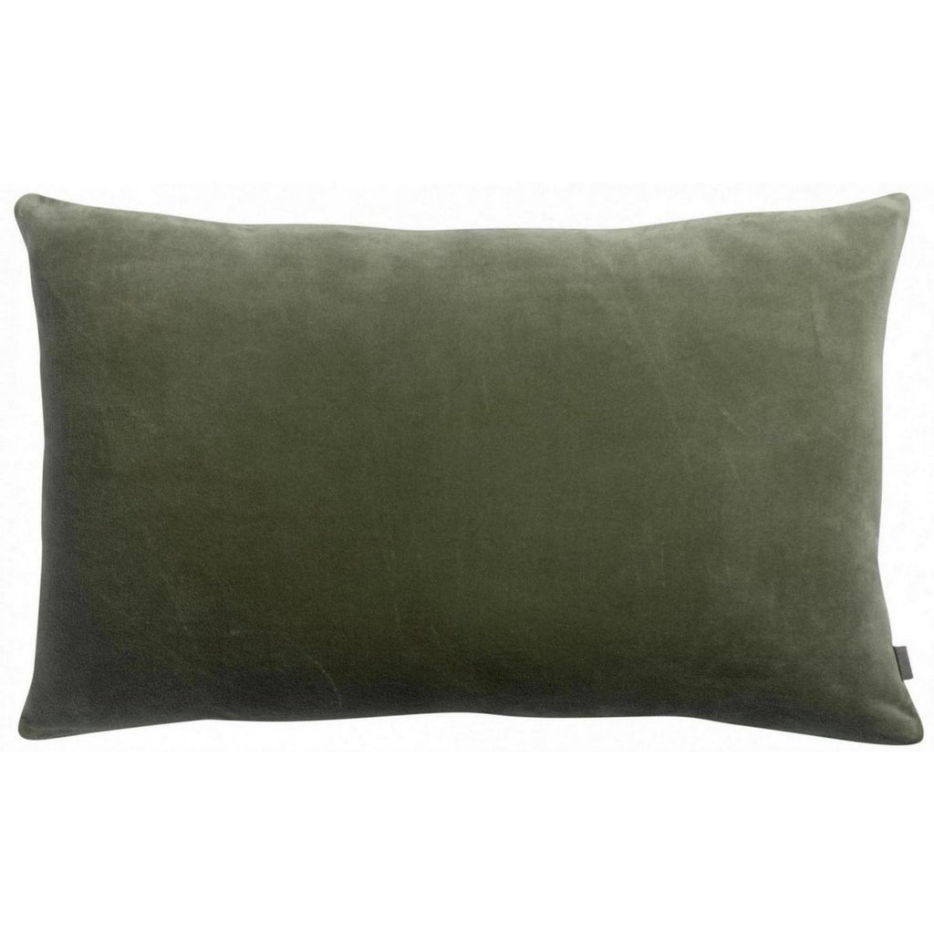 Coussin JADE Velours Vert Verveine 40×65 cm