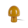 Lampe de Table Champignon Verre Jaune Brillant Profitez Ø20 cm