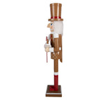 Sculpture Casse-Noisette Noël Bois Marron 60 cm