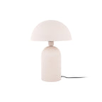 Lampe de Table Champignon Fer Texturé Beige BOAZ Grande Ø31 cm