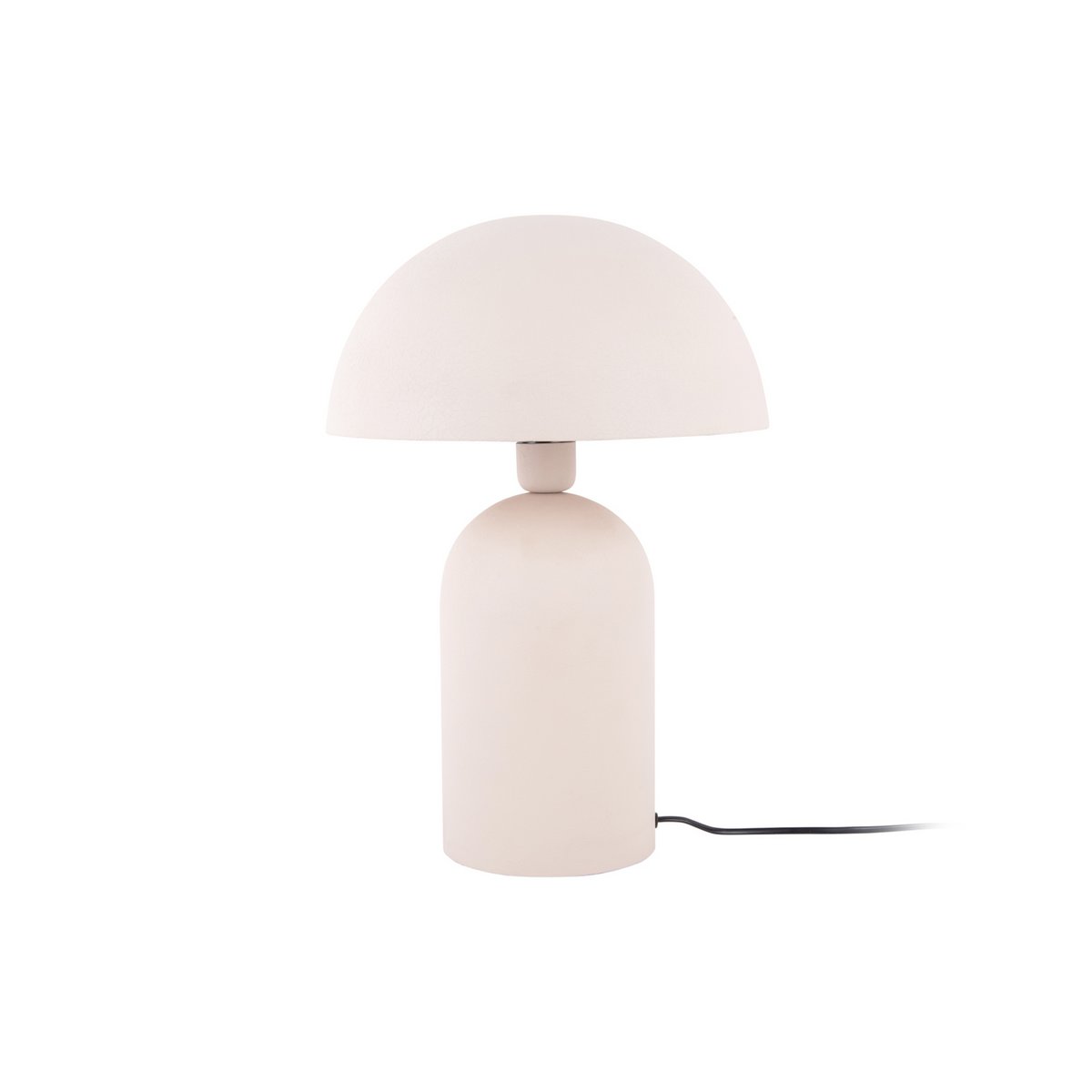 Lampe de Table Champignon Fer Texturé Beige BOAZ Grande Ø31 cm