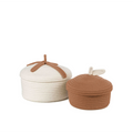 Lot de 2 Paniers de Rangement en Coton & Bois – Bowie