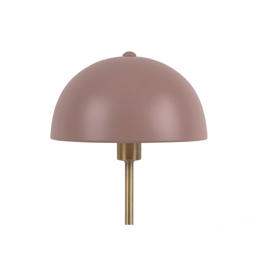 Lampe de Table Style Rétro Fer Rose Bonnet Ø20 cm
