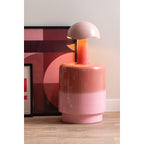 Tabouret BORRAR Fer Dégradé Or Rosé Ø35×45 cm