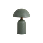 Lampe de Table Champignon Fer Texturé Vert Boaz Grande Ø31 cm