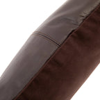 Housse de Coussin CACAO Cuir Chocolat 40×40 cm