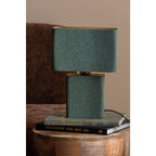 Lampe à Poser BOAZ RECTO Petit Modèle Fer Texturé Vert 24×14×33 cm