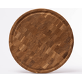 Planche à Découper Ronde Chêne Massif Bois de Bout Ø42 cm – Woodstone