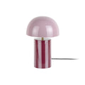 Lampe de Table Rayado Design Rayé Rouge