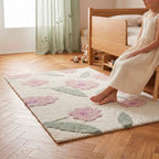 Tapis Enfant Sunny Flowers Rose – 100×150 cm – Nattiot