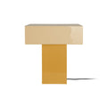 Lampe à Poser GRATO RECTO Fer Jaune Brillant 32×32×35 cm