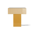 Lampe à Poser GRATO RECTO Fer Jaune Brillant 32×32×35 cm