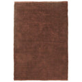 Grand tapis rectangulaire en jute naturel coloris marron caramel Elios Vivaraise.