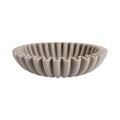 Bol Vague Grand Polyrésine Gris Béton Ø30×7 cm