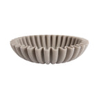 Bol Vague Grand Polyrésine Gris Béton Ø30×7 cm