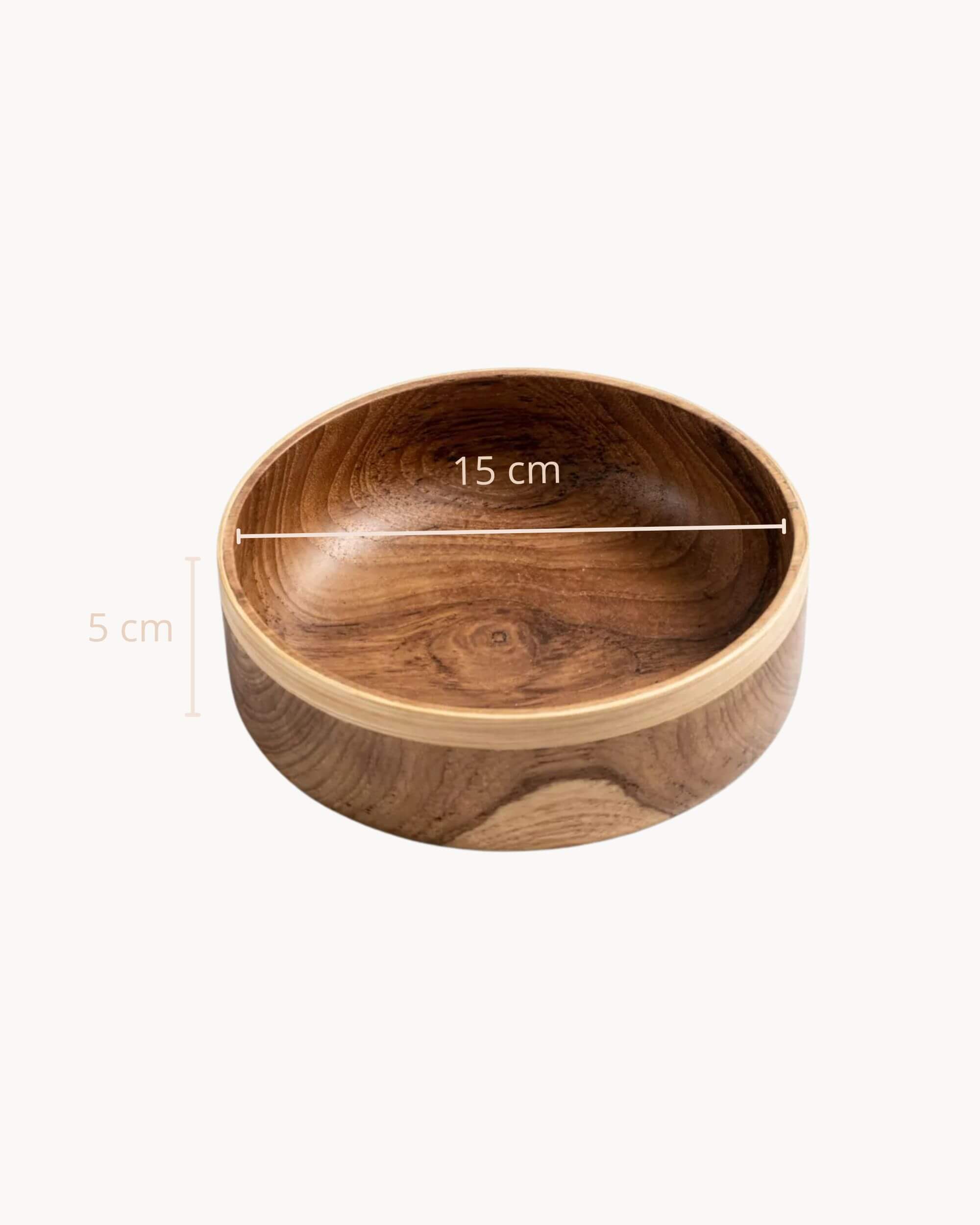 Dimensions du bol artisanal SORAYA Ø15 cm × H5 cm
