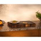 Planche à Découper Noyer Massif Bois de Bout – Woodstone