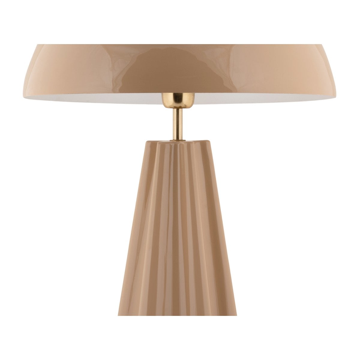 Lampe de Table Grand Format Fer Marron Amplio XL Ø40 cm
