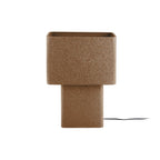 Lampe à Poser BOAZ RECTO Fer Texturé Marron 31×18×42 cm