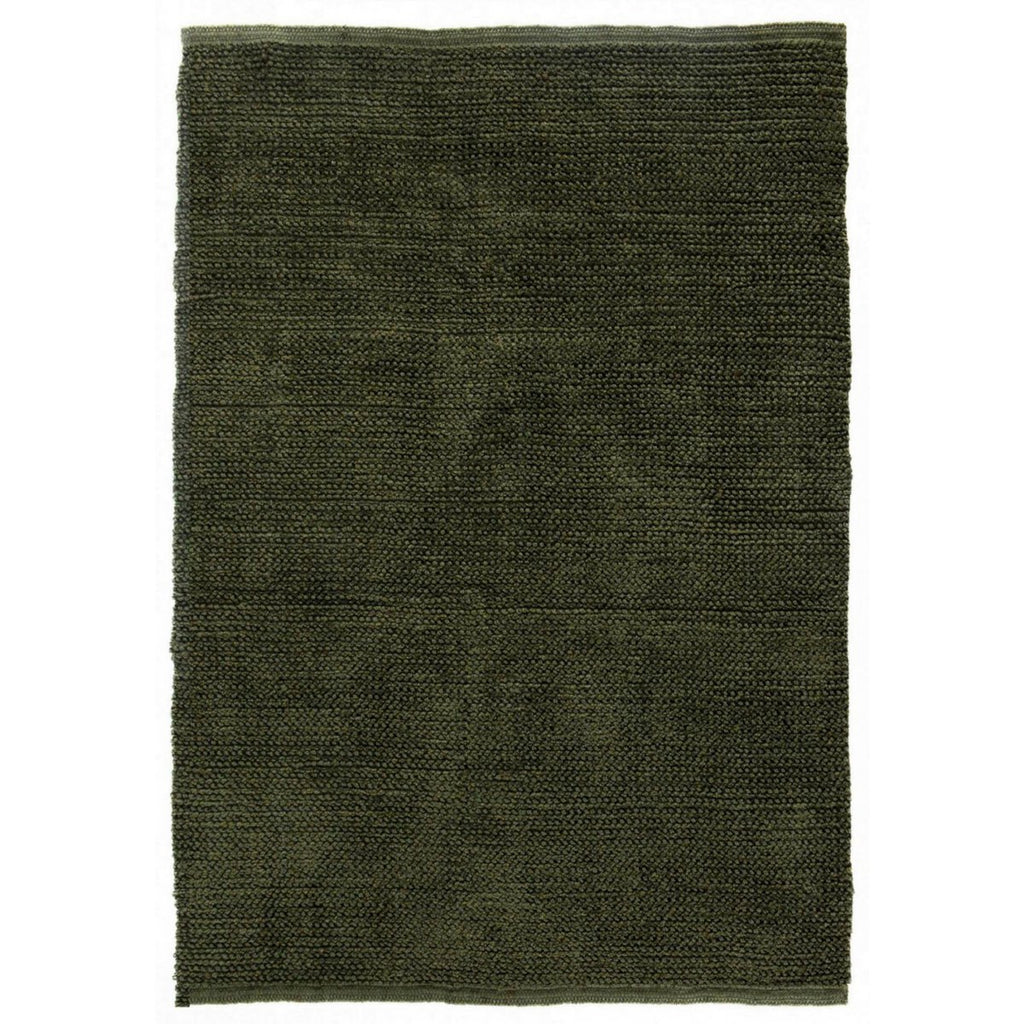 Tapis ELIOS Jute Tressé Vert Mousse 120×170 cm