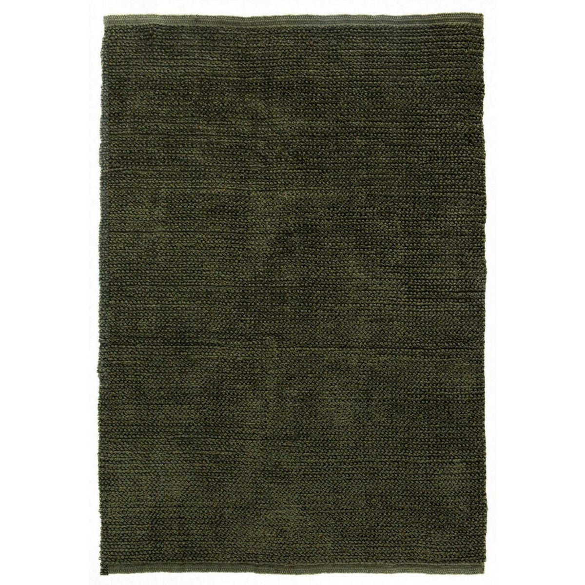 Tapis ELIOS Jute Tressé Vert Mousse 120×170 cm