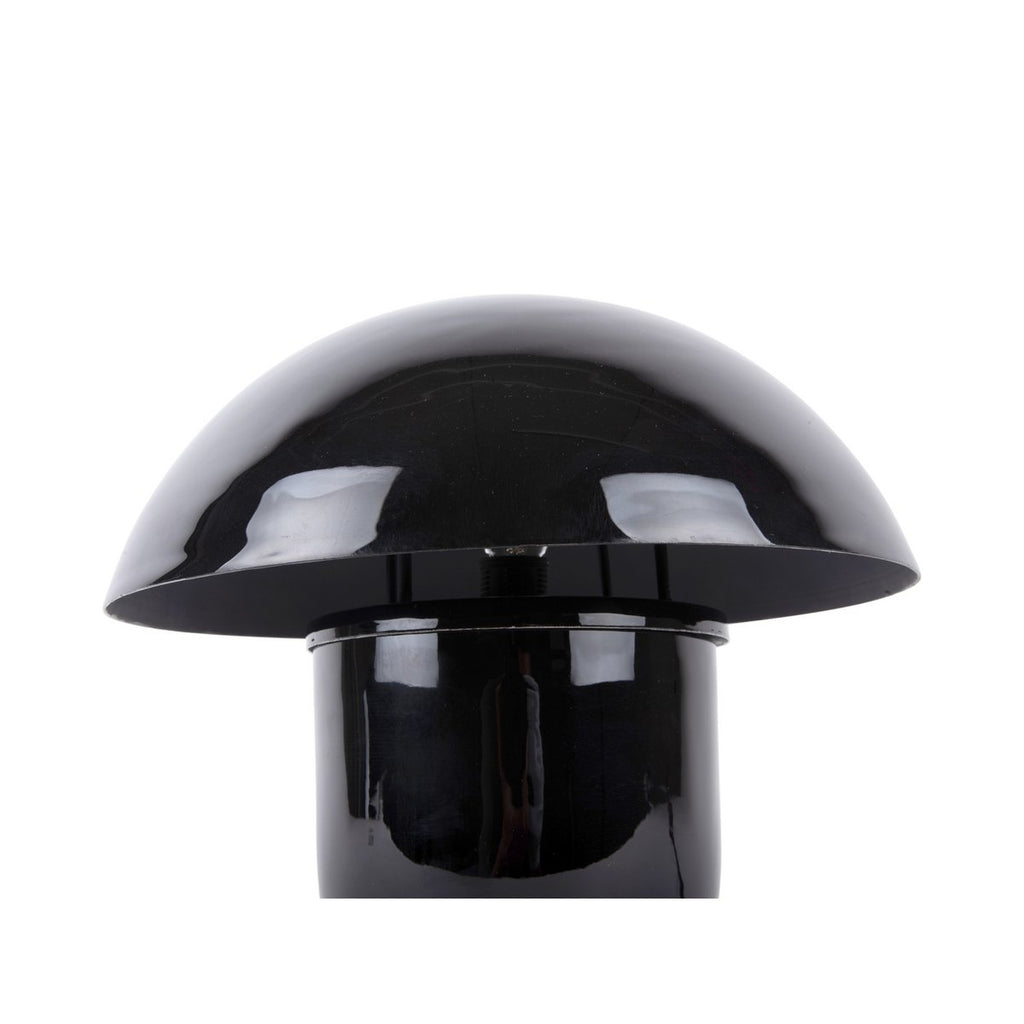 Lampe à Poser NORA Champignon Fer Émaillé Noir Ø29×25 cm