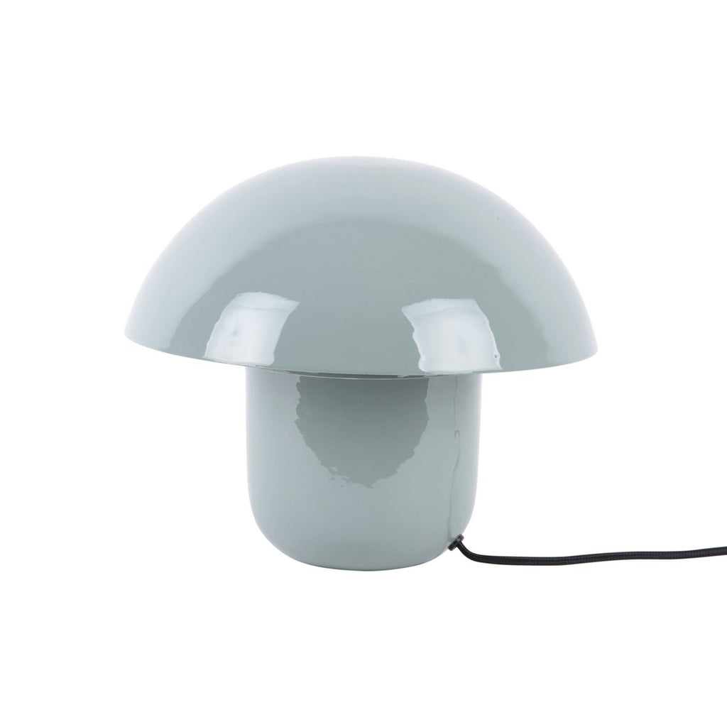 Lampe à Poser NORA Champignon Fer Émaillé Bleu Ø29×25 cm