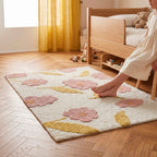 Tapis Enfant Sunny Flowers Peach – 100×150 cm – Nattiot
